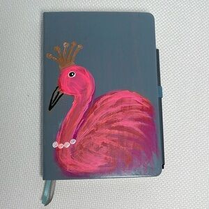 NWT Journal and Pen Set Hand-painted Hard Cover Ruled Paper Notebook 100 GSM